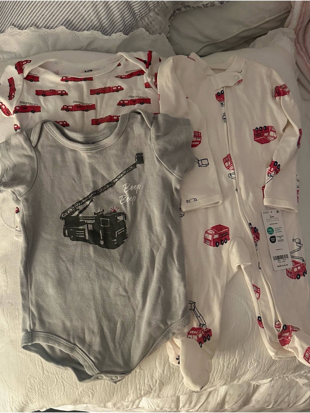Firetruck baby bundle (please read description)
